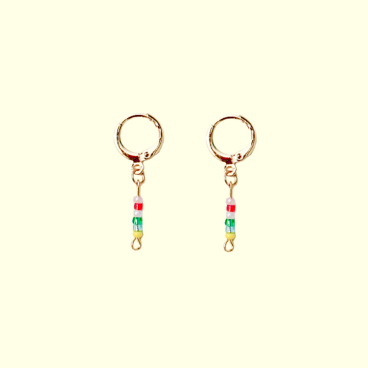 Colorful Drop Down Earrings